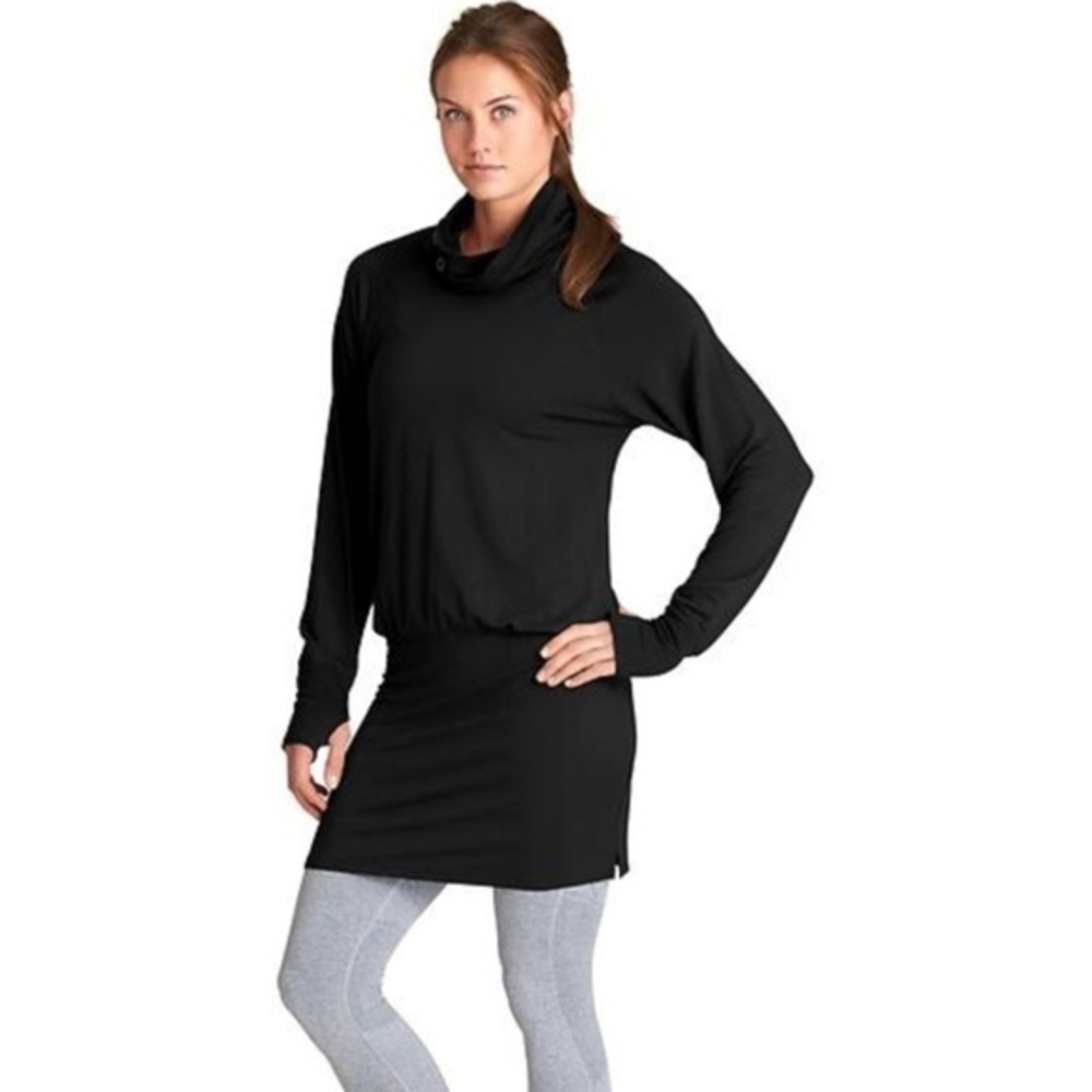 Athleta Duran Dolman Drop Waist Tunic Long Sleeve Gray Dress Size XL - Picture 15 of 15